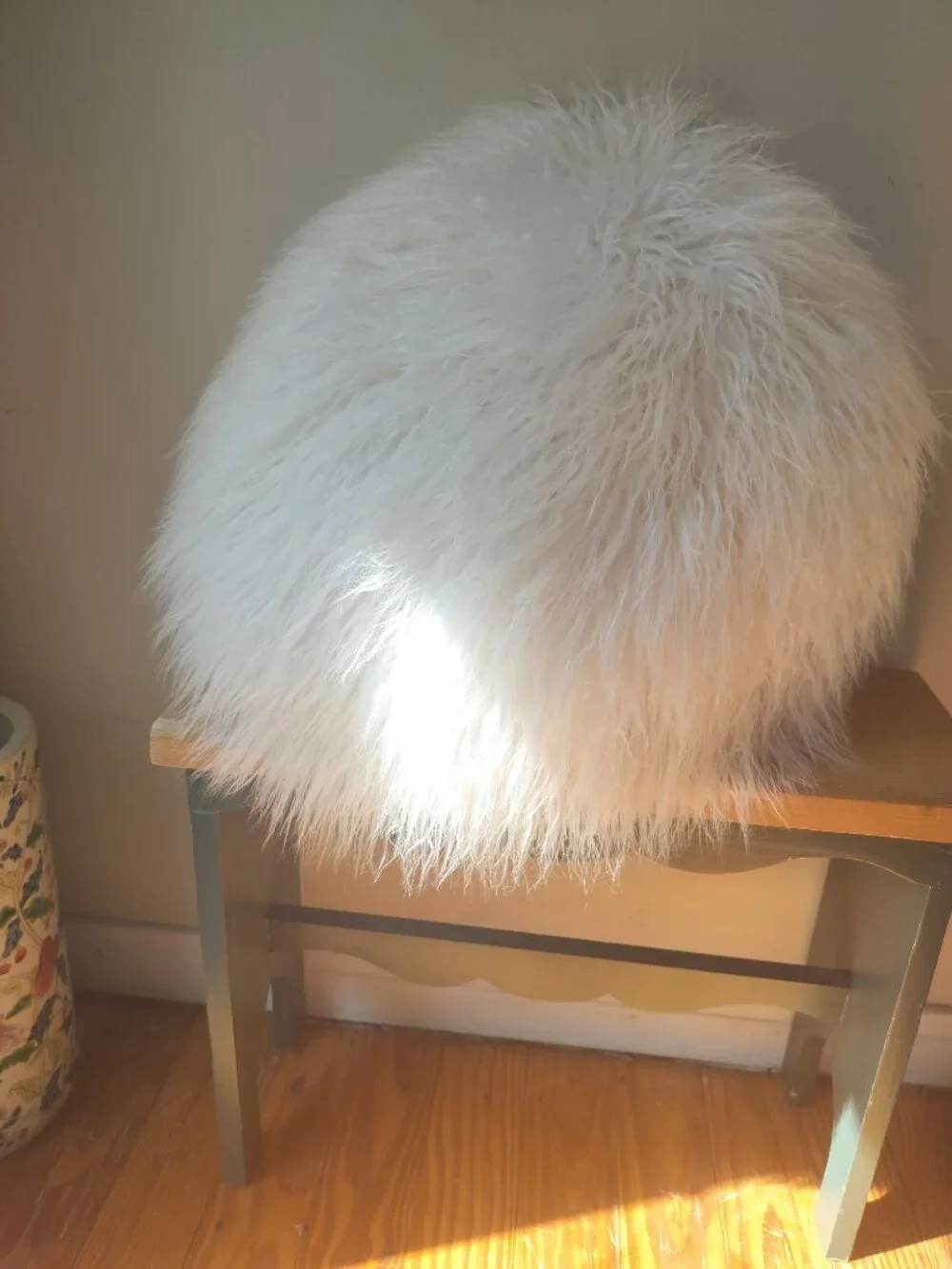 Large White Pottery Barn Accent Pillow